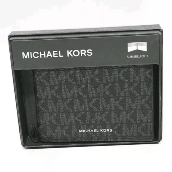 Michael Kors Other - 🎁MICHAEL KORS Men's MK Jet Set Slim Billfold 6 Pocket Wallet